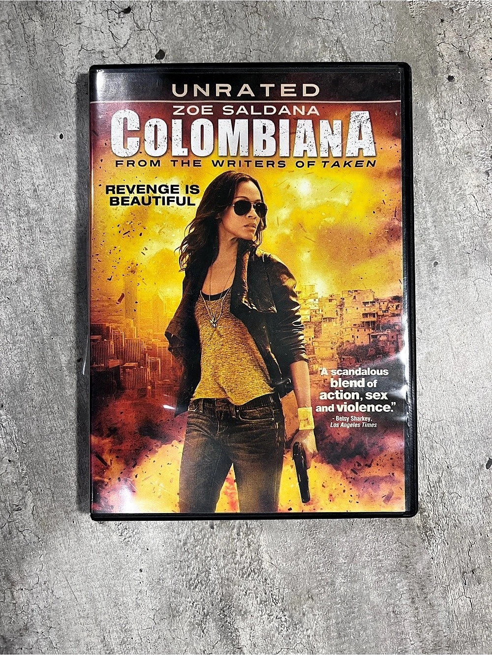 Sony Pictures Colombiana Unrated DVD Movie Disc